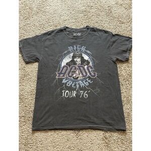 Adult ACDC Short Sleeve Graphic Shirt - Small